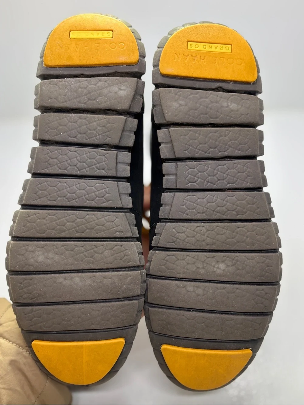 Cole Haan ZerøGrand Waterproof Hiking Boots Women's 8B Black Yellow WN002238